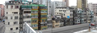 Existing view of the Kowloon City Road/Sheung Heung Road project.