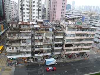 Existing view of Tonkin Street/Fuk Wing Street redevelopment project